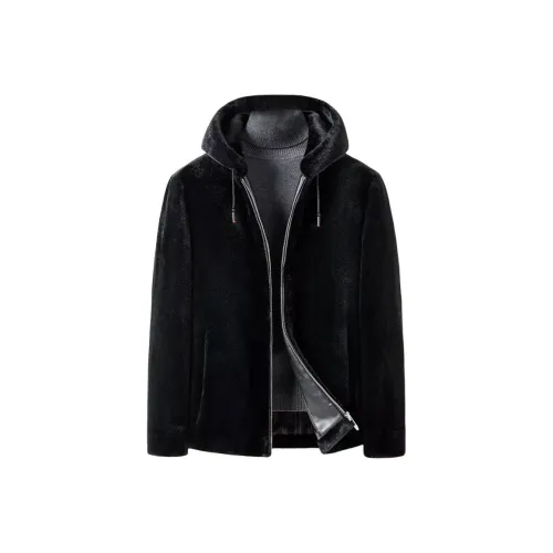 PIERRE CARDIN Вельвет Feel Куртка Мужская Черная