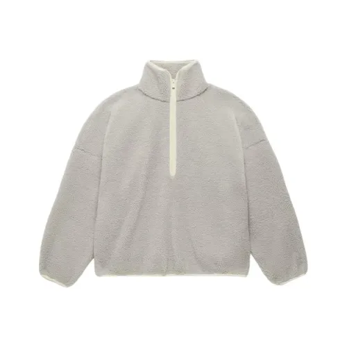 Adidas x Fear Of God Athletics FW24 Вельвет Feel Пальто Мужской Кунжут