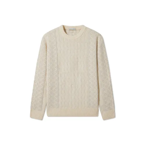 Cabbeen Абрикос Мужские Свитера