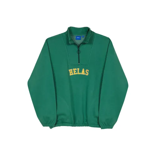 HELAS Зеленый Мужской Свитшот