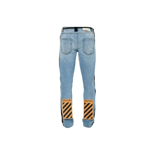 Off Белый SS19 Мужские Джинсы