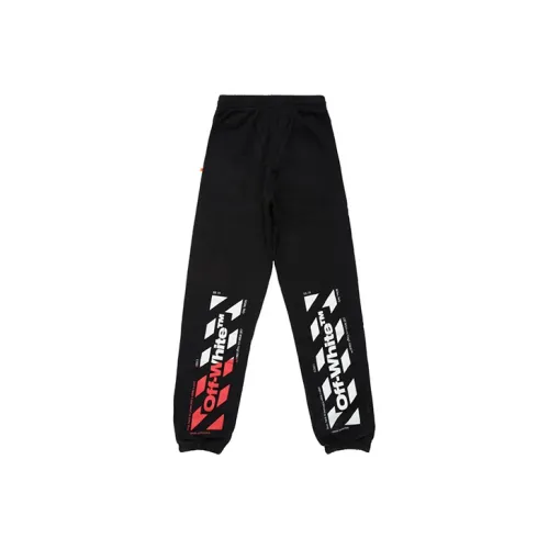 Off Белый SS19 Мужские Вязаные Спортивные Штаны