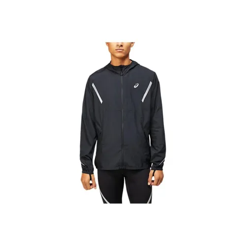 Asics LITE SHOW Куртка Твердый Куртки Пальто Мужской Черный