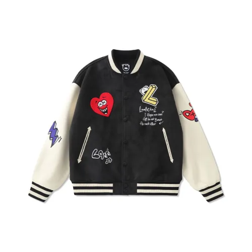 LAMLICKA Бейсбольная куртка Унисекс Черный