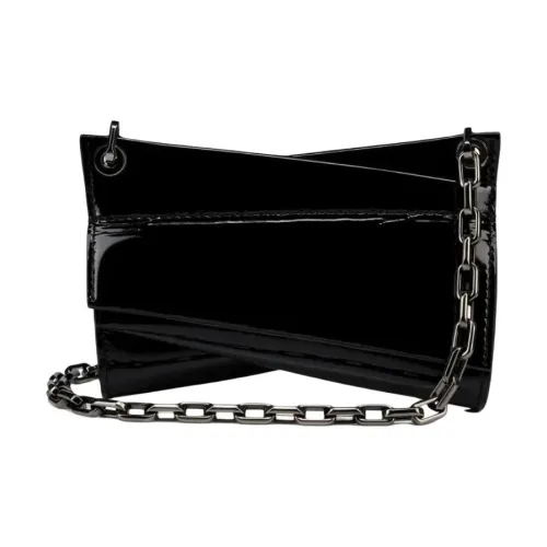 CL Телячья кожа Сумка через плечо Женская Черная