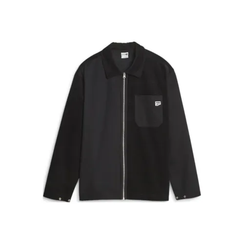 PUMA Downtown Вельветовая рубашка-куртка мужская черная