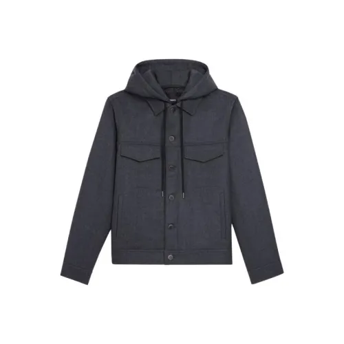 THEORY Куртки и Пальто Мужской Средний Серый