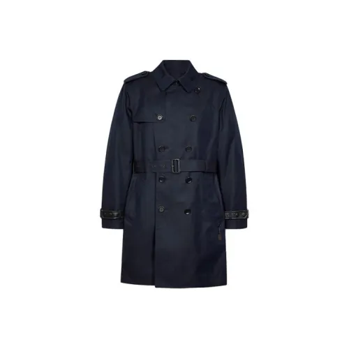 COACH Тренчкот Мужской Морской Синий