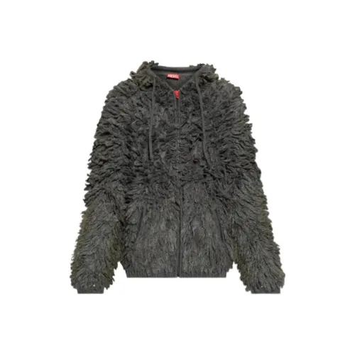 DIESEL Velvet Feel Пальто Мужское Серое