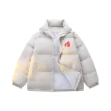 Хаки, воротник-стойка, красный, пламя