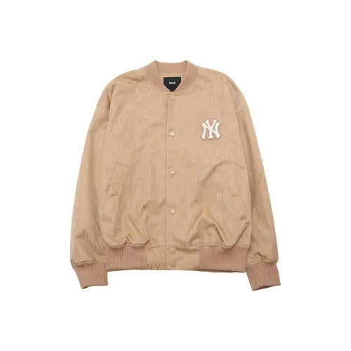 МЛБ Бейсбольная куртка Base Logo SS24 Унисекс Темный Песочный Коричневый