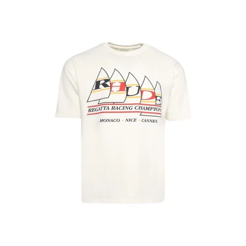 RHUDE Белая Мужская T-Рубашка
