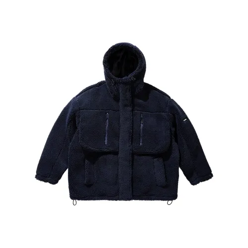 LOOKUN Темно-синий Унисекс Куртки