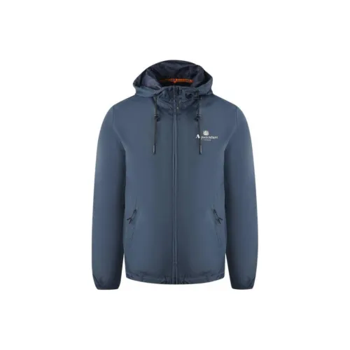 AQUASCUTUM Куртки и пальто Мужской Темно-синий