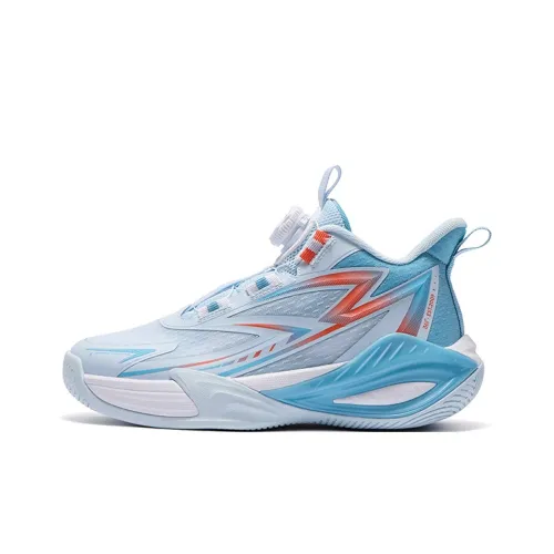 361°KIDS Противоскользящие амортизаторы с устойчивостью к истиранию Детские баскетбольные кроссовки Синий Красный