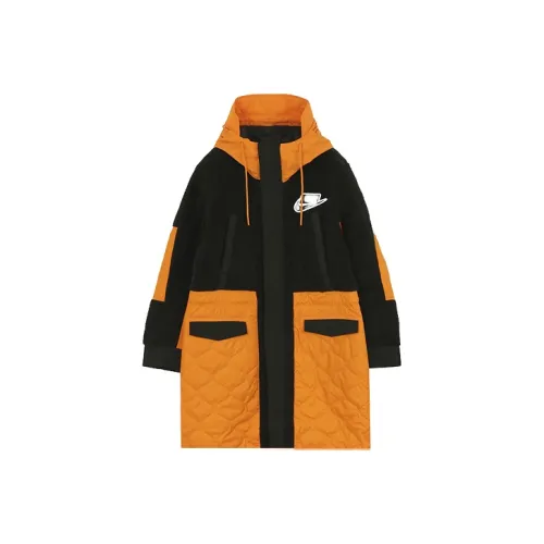 Nike Sportswear Sport Пачка Синтетический Fill PARKA Куртка Мужская Оранжевая Желтая