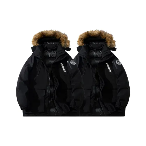 AIRWALK Хлопковый пуховик Пальто Зимний Унисекс 2 упаковки