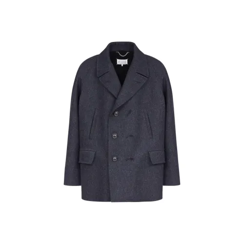 Maison Margiela Пальто Мужское Темно-Серое