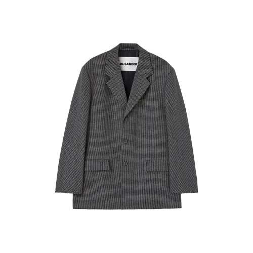 JIL SANDER Мужские черные куртки