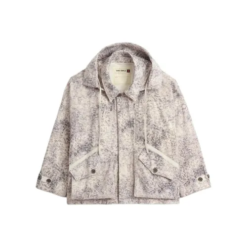 ZARA Куртки и Пальто Мужской с принтом