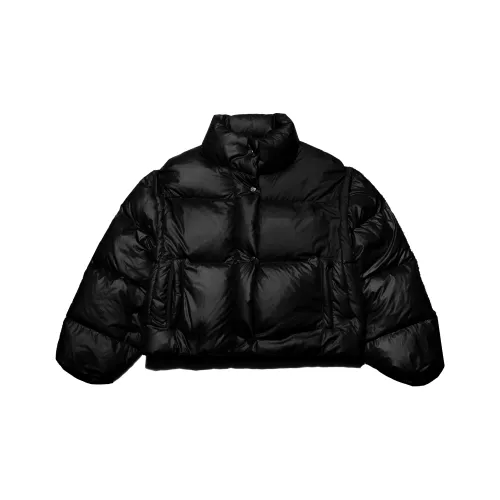 BLACK8MOB Пуховая куртка Пальто Женское Черное