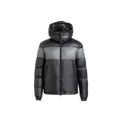 EMPORIO ARMANI EA7 Хлопковый пуховик Мужской Серый