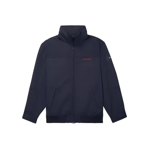Tommy Hilfiger FW23 Regatta Ветровки и Пальто Мужской Темно-синий
