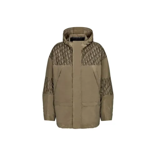 DIOR Quarterly New Products Оливково-зеленый Мужской Парки