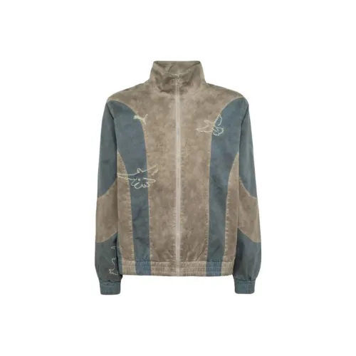 PUMA Куртки и Пальто Мужской Грейдж Серый