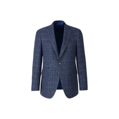 SCABAL Морской Синий Мужской Деловой Костюм