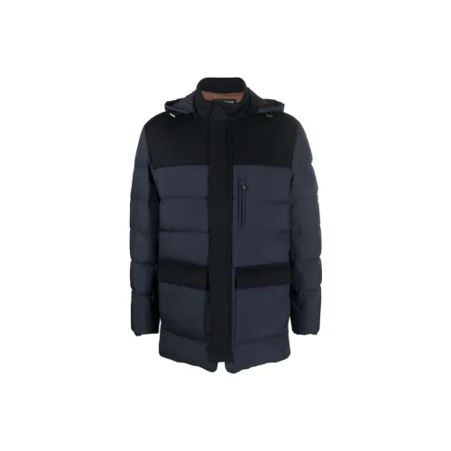 CORNELIANI Пуховик Мужской Синий