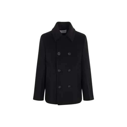 Ferragamo Черное Мужское Пальто