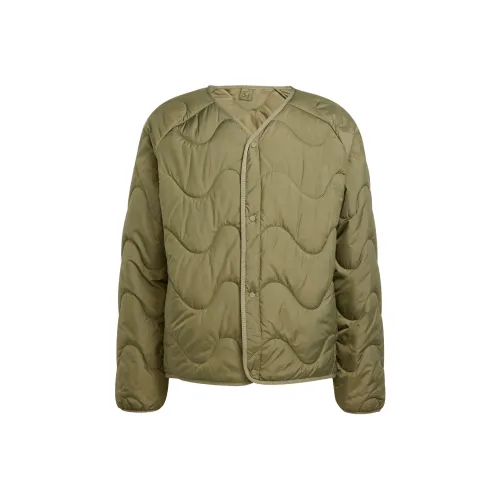 Adidas NUGANIC INS Пуховая куртка Мужская Слоистая Оливково-зеленая