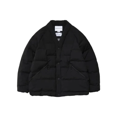 White Mountaineering x EX LIANMINGKUAN TAION Gore TEX WINDSTOPPERHANTEN Пуховик Пуховик Мужской Черный
