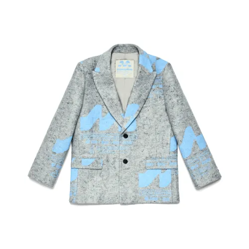 KIDSUPER STUDIOS MSCHF Collaboration Серый Унисекс Куртки