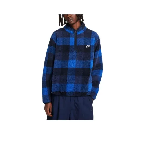 nike Club Velvet Feel Coat Men's Midnight Navy Blue