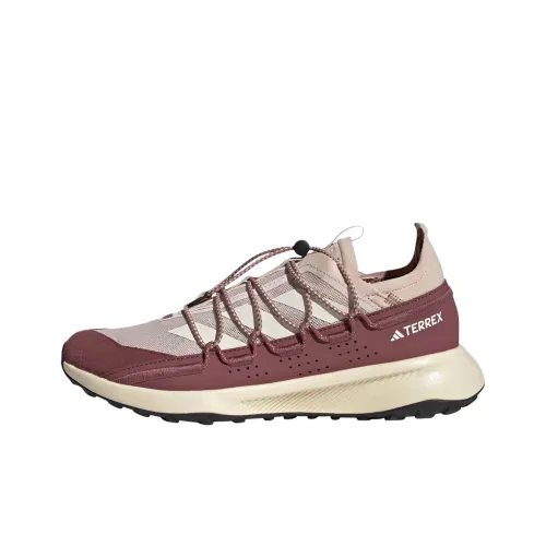 Adidas VOYAGER 21 Противоскользящий Устойчивый к истиранию Низкий Топ Уличная обувь Женская Красная