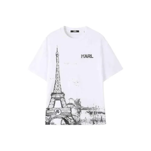 Karl Lagerfeld SS25 T-Shirt Мужской Белый
