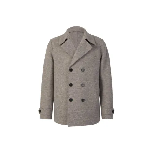 HARRIS WHARF LONDON Пальто Мужское Бежевый Коричневый