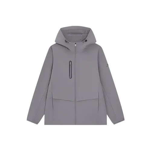 XTEP Variety Тренировки Коллекция Куртки Пальто Мужской Серый цвет пера