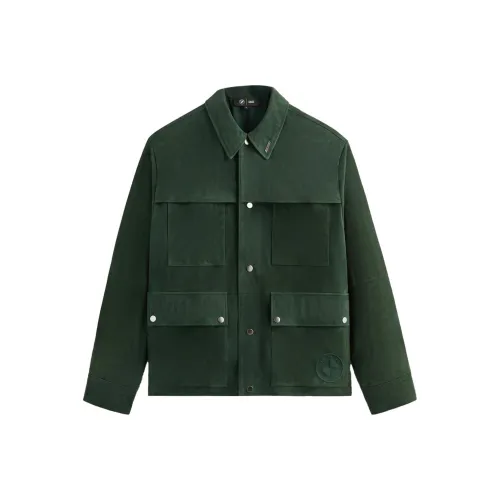 KITH x BMW FW24 Куртка Мужская Темно-зеленая