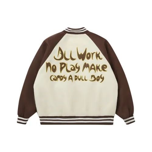 Candymade Haus Бейсбольная куртка Унисекс Желтый