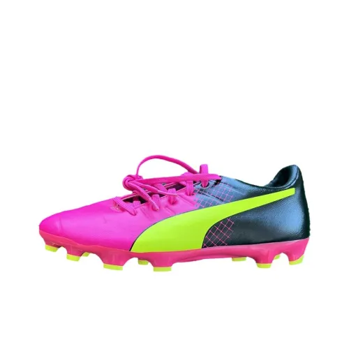 PUMA EvoPower 1 Футбольные бутсы Мужские Желто-розовые