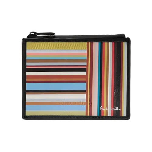 Paul Smith Телячья кожа Кошелек Мужской Черный многоцветный