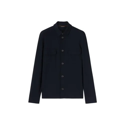 Loro Piana Морской Синий Мужские Куртки