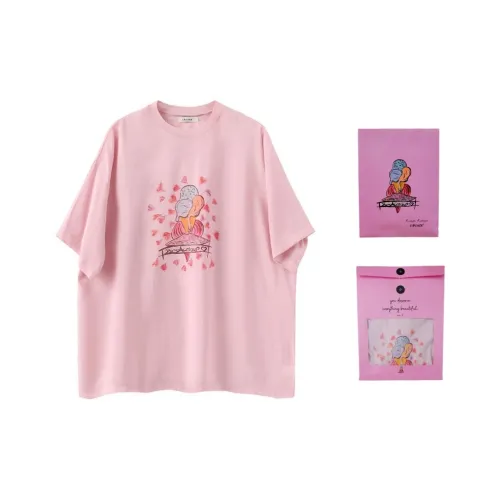 LB LUCK Персиково-розовый Женские Пижамные Верхние части