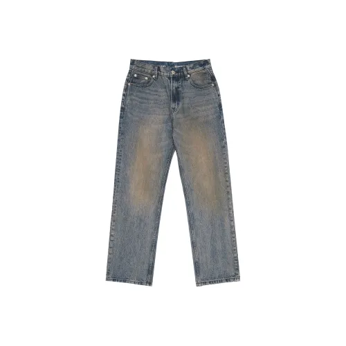 Haonanhuang Синие Унисекс Джинсы