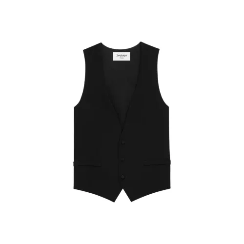 SAINT LAURENT Топ без рукавов Мужской Черный