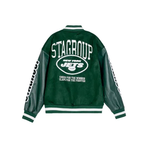 NFL X STA Co Branded Series Зеленый Унисекс Бейсбольные Джерси
