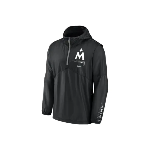 nike Dri Fit Minnesota Twins Куртки и Пальто Мужской Черный